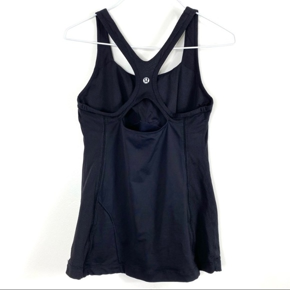 LULULEMON Get Fit Tank Cross Strap Back Top in  Black - Picture 3 of 9